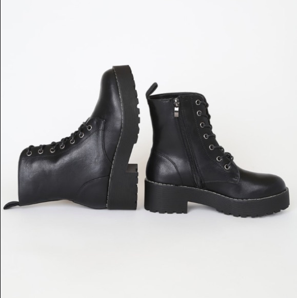 Dirty Laundry | Moore Platform Combat Boot - Picture 7 of 16